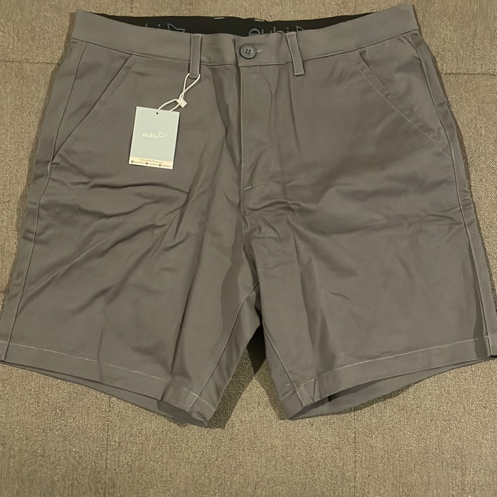 Mens chino shorts- eubi brand ethically and sustainably made